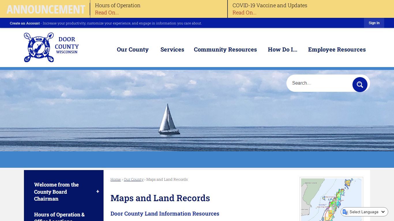 Maps and Land Records | Door County, WI
