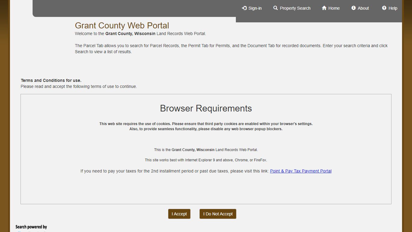 Grant County Web Portal